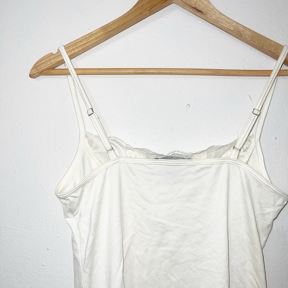 White House Black Market off white lace layering tank top - Picture 9 of 11